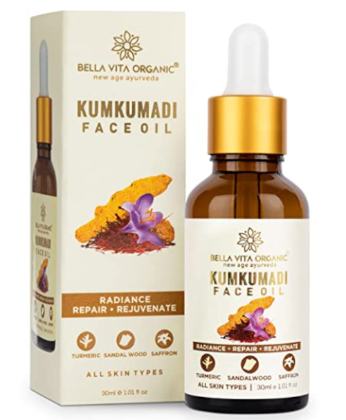 Bella Vita Organic Kumkumadi Face Glow Oil Hover Image