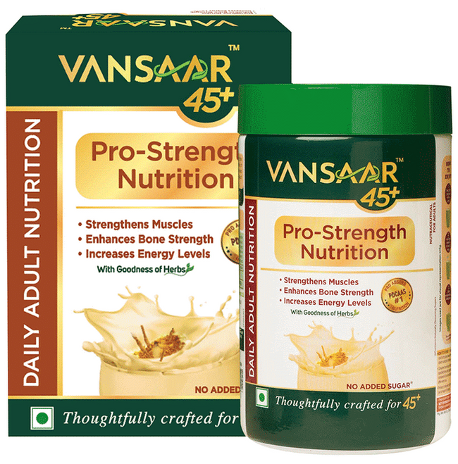 Vansaar 45+ Pro-Strength Nutrition Health Drink for Adults Hover Image