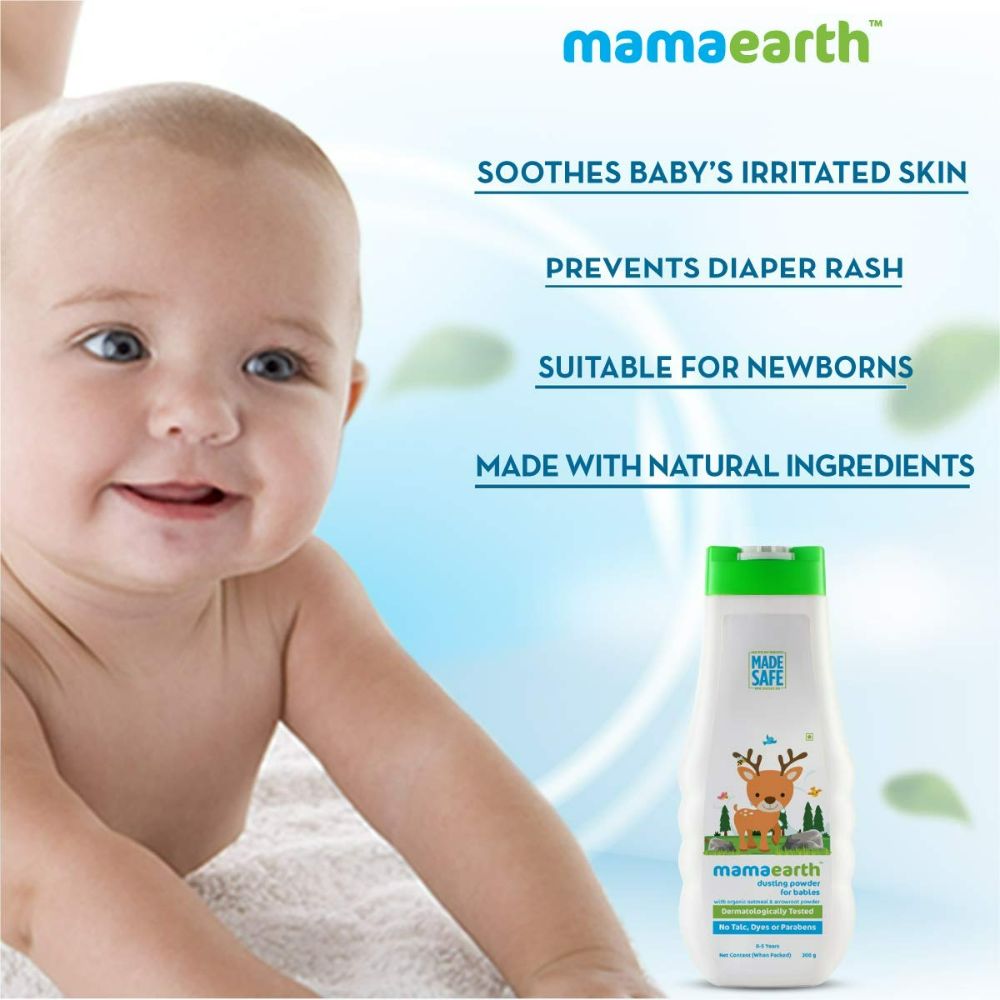 Mamaearth Dusting Baby Powder For Calms & Relaxes Skin, Prevents Diaper Rash