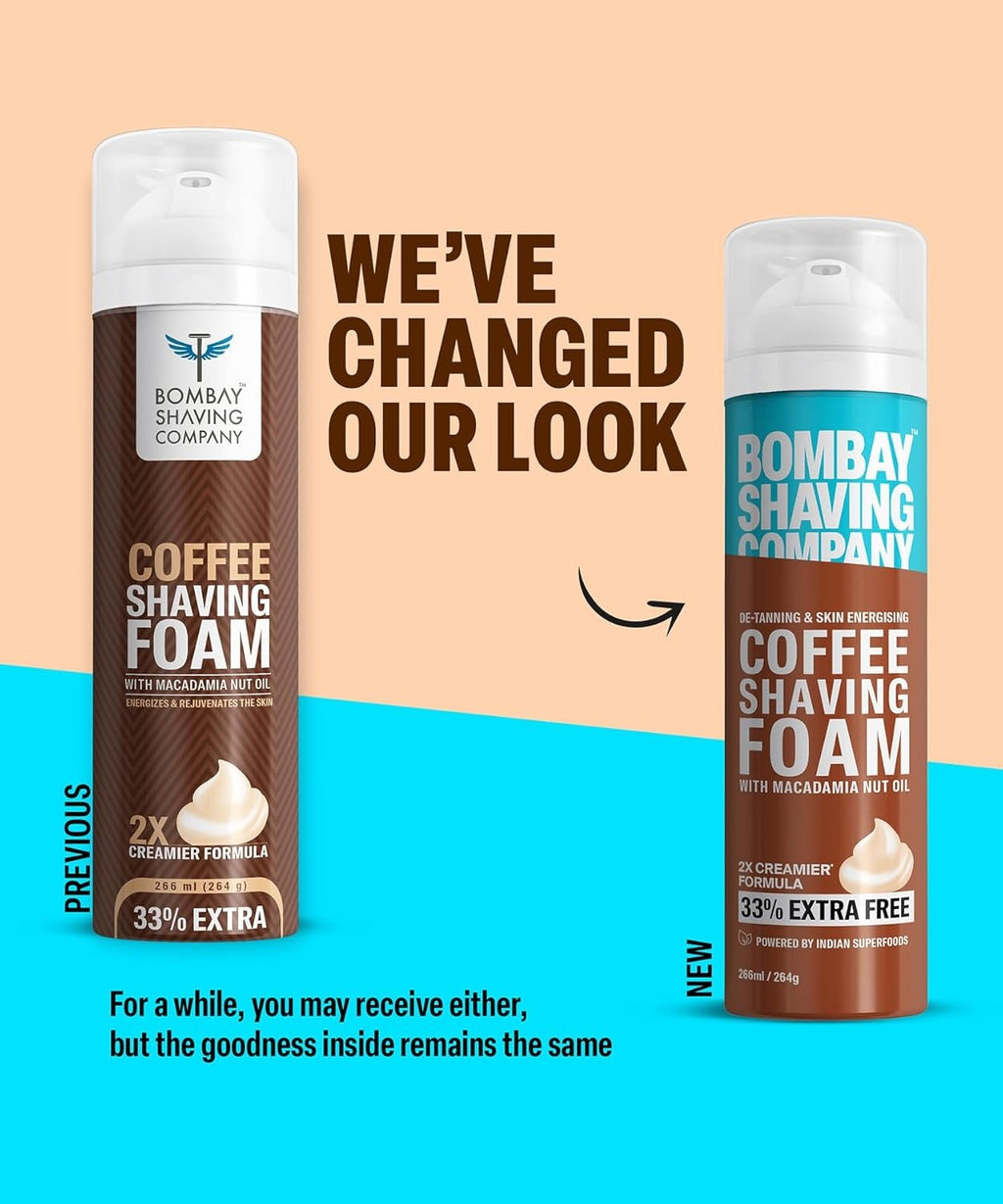 Bombay Shaving Company Coffee Shaving Foam with Macadamia Nut Oil