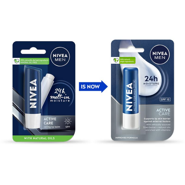 Nivea Men Active Care Lip Balm Main Image