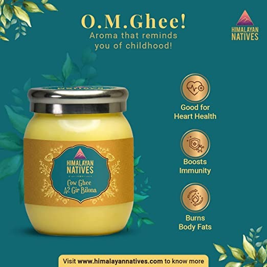 Himalayan Natives A2 Gir Cow Bilona Ghee | Desi Gir Cow Ghee | Premium and Organic Desi Ghee
