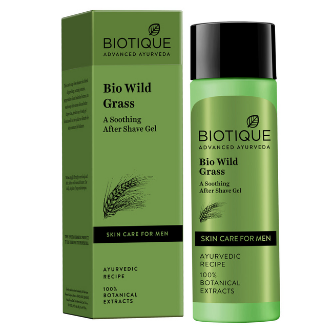 Biotique Bio Wild Grass A Soothing After Shave Gel For Men Main Image