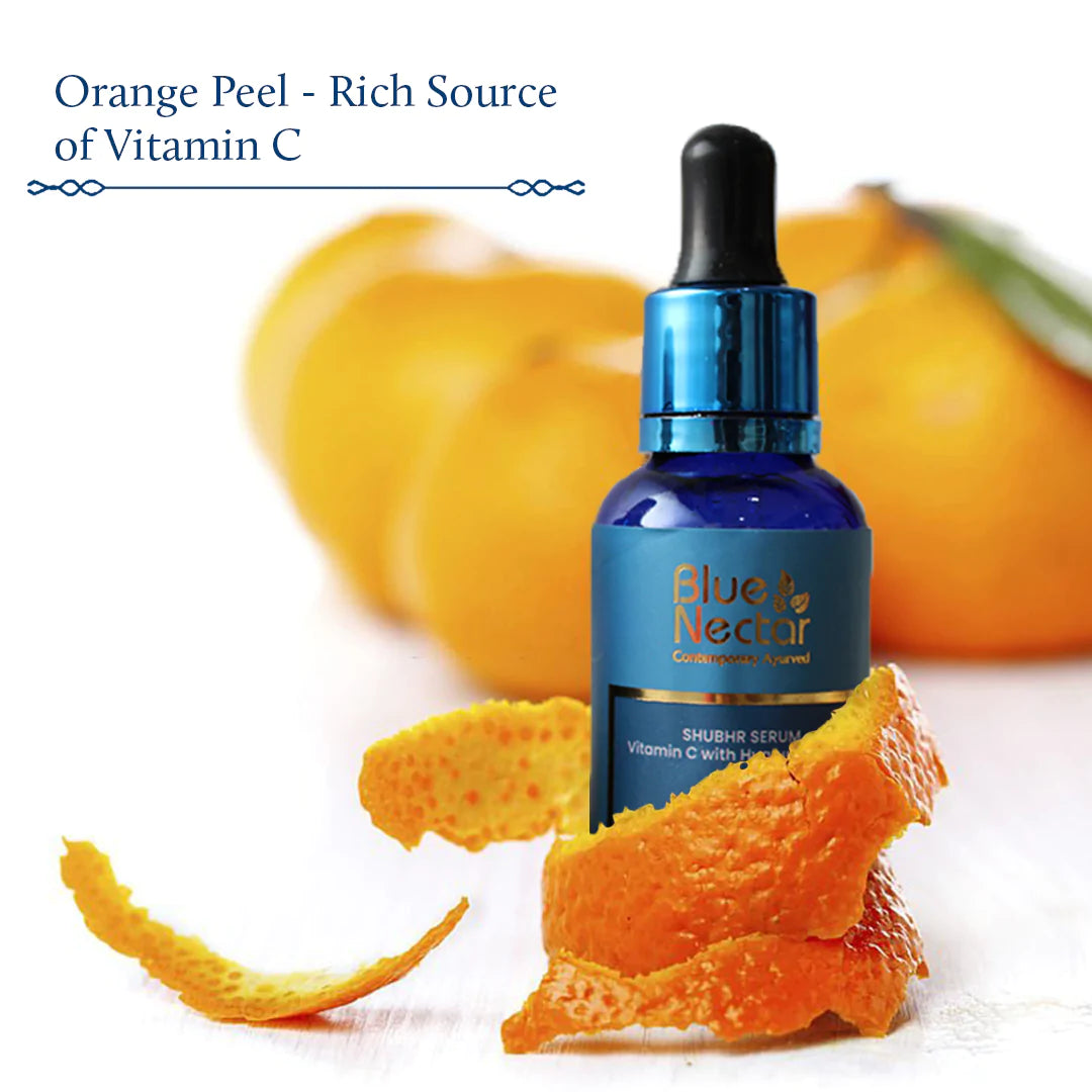 Blue Nectar Shubhr Beard & Moustache Oil with Sandalwood & Orange Peel
