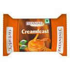 Patanjali Cream Feast Orange Biscuits (Pack of 10)