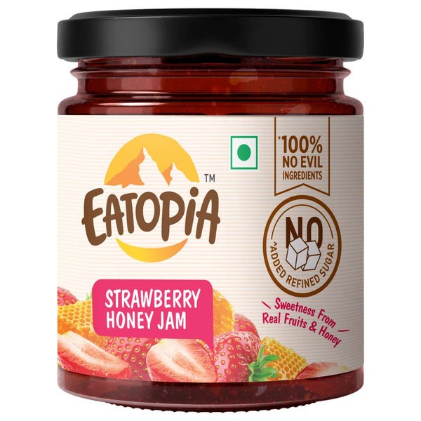 Eatopia Strawberry Honey Jam