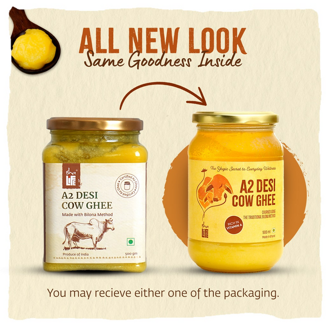 Isha Life Pure A2 Desi Cow Ghee | Made Traditionally from Curd | Made from Grass-fed Free Grazing Desi Cows' Milk Main Image