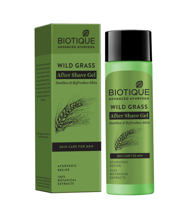 Biotique Bio Wild Grass A Soothing After Shave Gel For Men Hover Image