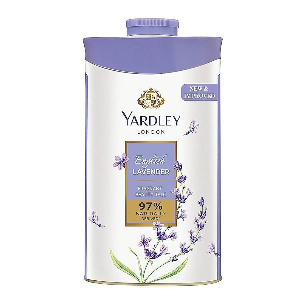Yardley London English Lavender Perfumed Deodorizing Talc Talcum Powder