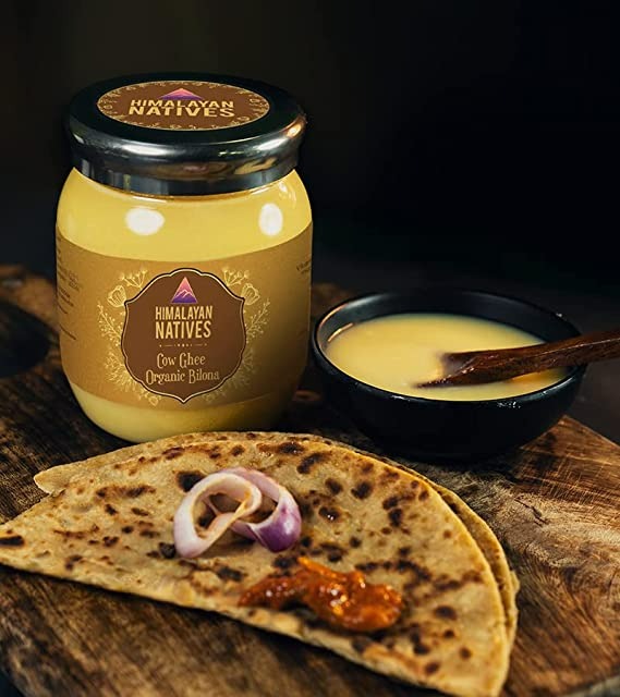 Himalayan Natives Organic Cow Bilona Ghee | Made From Grass Fed Cow's Milk | Organic Ghee