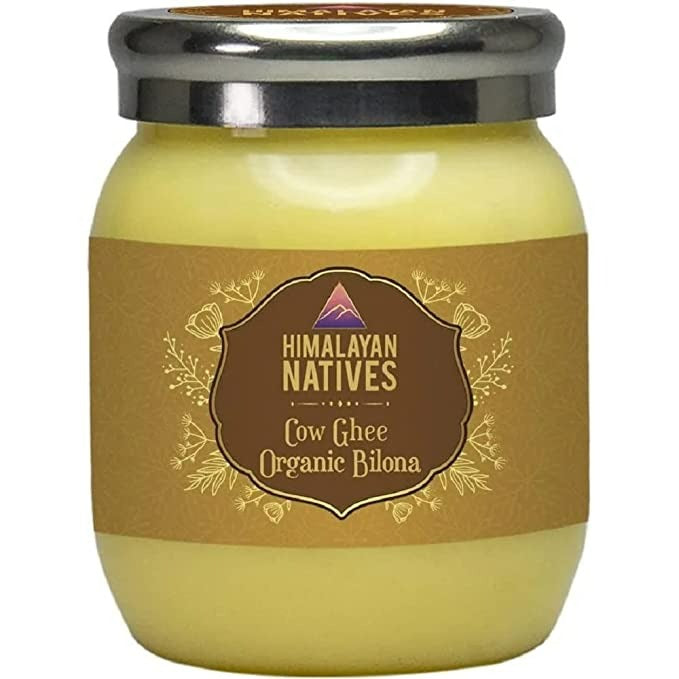 Himalayan Natives Organic Cow Bilona Ghee | Made From Grass Fed Cow's Milk | Organic Ghee