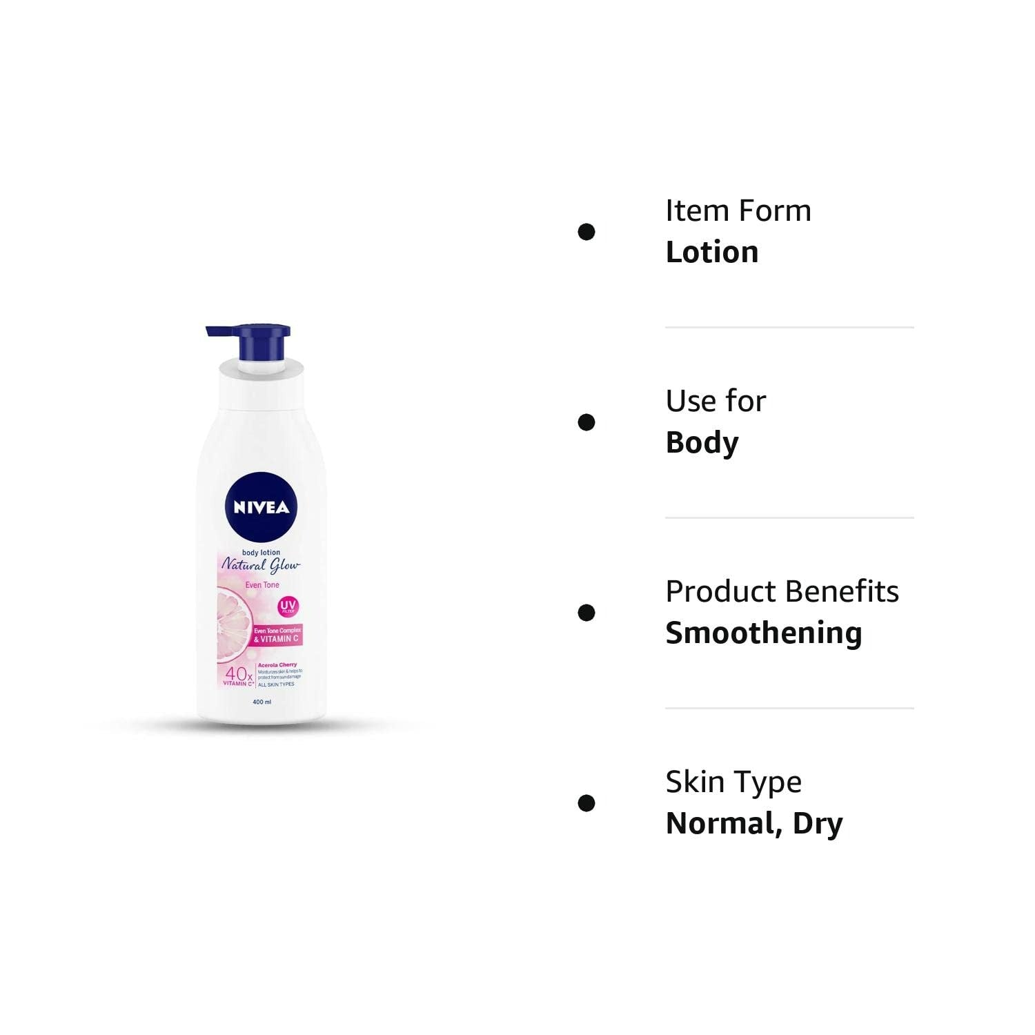 Nivea Body Lotion Natural Glow Even Tone UV Protect