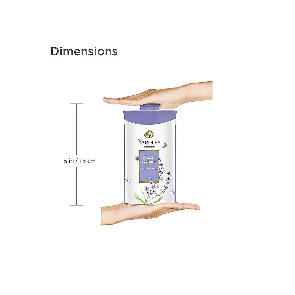 Yardley London English Lavender Perfumed Deodorizing Talc Talcum Powder