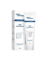 Man Matters Hair Conditioner For Men With Silk protein, Shea butter, Argan Oil, Cocoa Butter, & Saw Palmetto Oil.