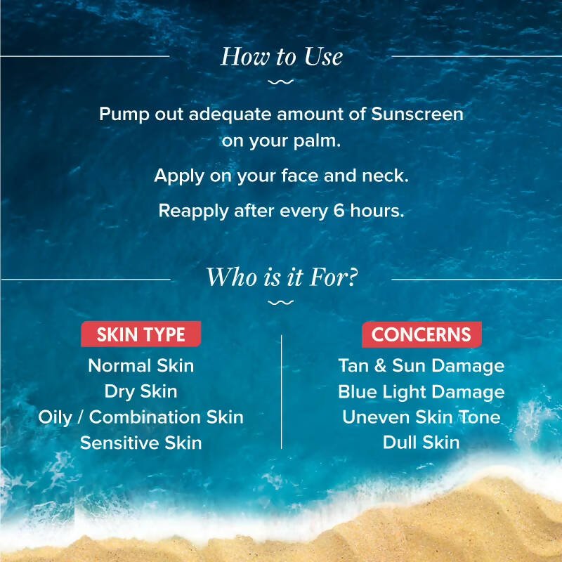 Aqualogica Detan + Dewy Sunscreen With Cherry Tomato & Hyaluronic Acid, SPF 50+ & PA++++