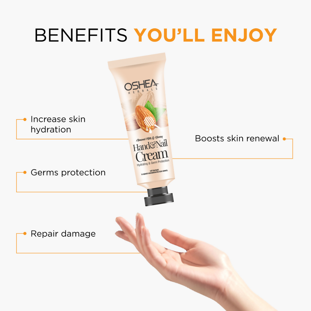 Oshea Herbals Almond Milk & Honey Hand & Nail Cream