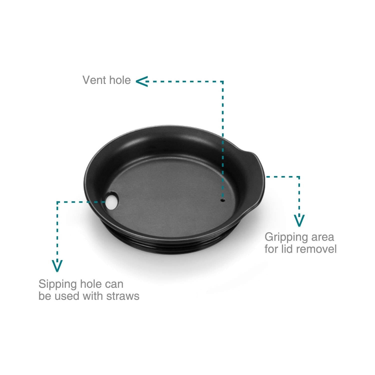 Vaya Popcup Insulated Coffee Mug Tumbler With Lid - 250 ml (Gold)