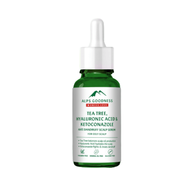 Alps Goodness Tea Tree, Hyaluronic Acid & Ketoconazole Anti Dandruff Scalp Serum Hover Image