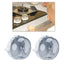 Safe-O-Kid Gas Stove Knobs Transparent Guards for Indoor Baby Safety Set of 4 Pcs