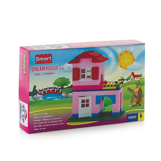 Peacock Dream House Set Building Block Set For Kids Hover Image