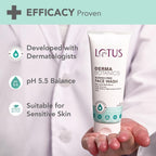 Lotus DermaBotanics Kojic Acid + Multi Berry Blemish-Free Face Wash, pH5.5, For Sensitive Skin