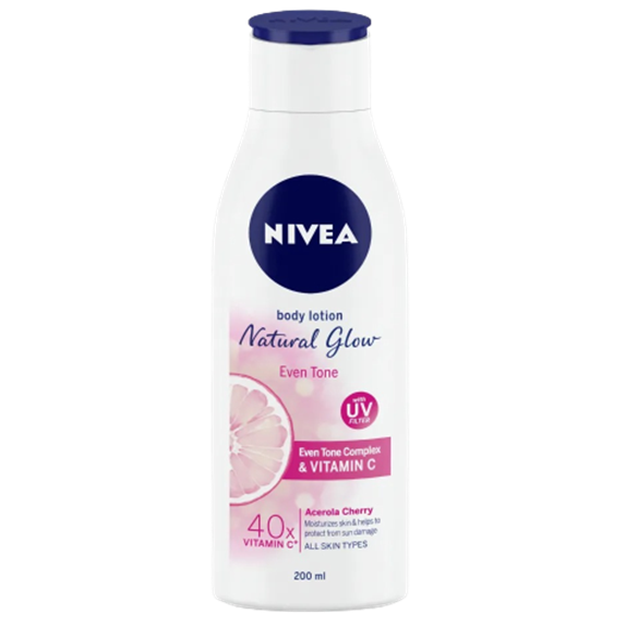 Nivea Body Lotion Natural Glow Even Tone UV Protect Hover Image