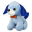 Webby Soft Animal Plush Standing Dog Toy 20cm-Blue