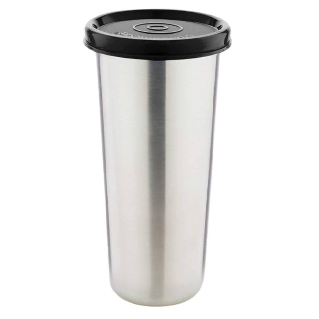 Signoraware Stainless Steel Tumbler with Lid - 450ml Hover Image