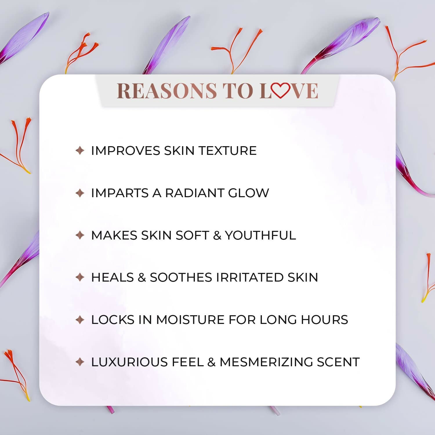 Just Herbs Saffron + Malai Nourishing Body Milk Lotion