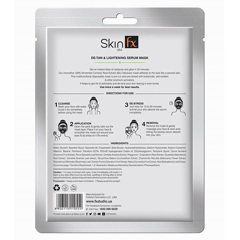 Skin Fx De-Tan & Lightening Serum Mask