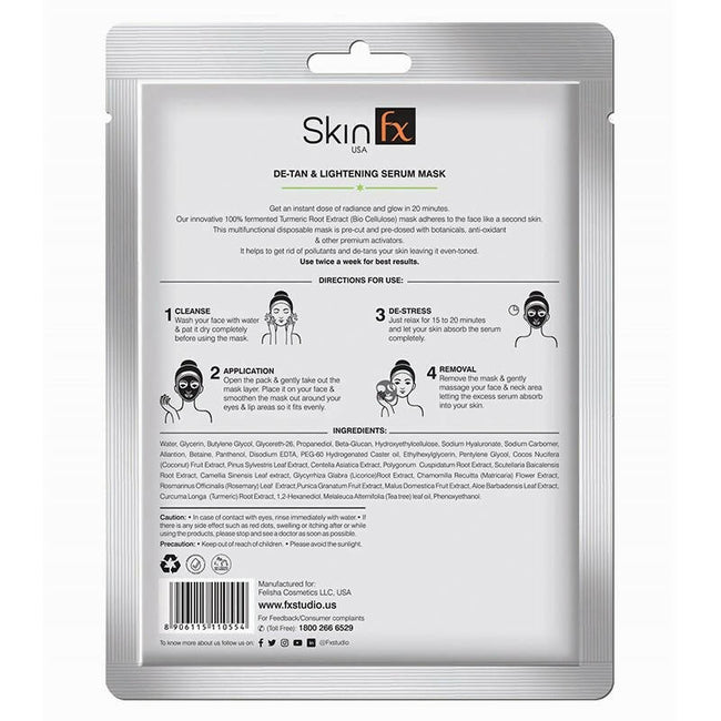 Skin Fx De-Tan & Lightening Serum Mask Main Image