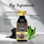 ST.JOHN Cobra Activated Charcoal Enriched Body Wash for Deep Cleansing, Detox & Refreshing Fragrance For All Skin Types
