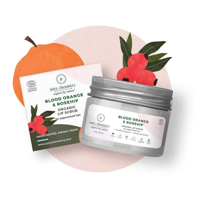 Juicy Chemistry Blood Orange & Rosehip Lip Scrub Main Image