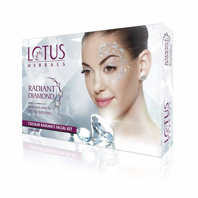 Lotus Herbals Radiant Diamond Facial Kit For Instant Radiance Hover Image