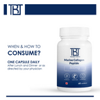 The Body Temple Marine Collagen Peptide 800mg for Healthy & Shiny Hair and Strong Nails