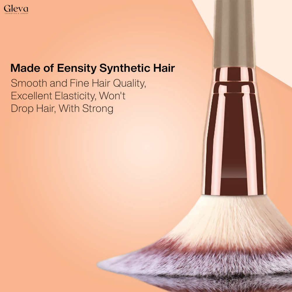 Gleva Multipurpose Kabuki Makeup Brush Dual-Ended Foundation Brush