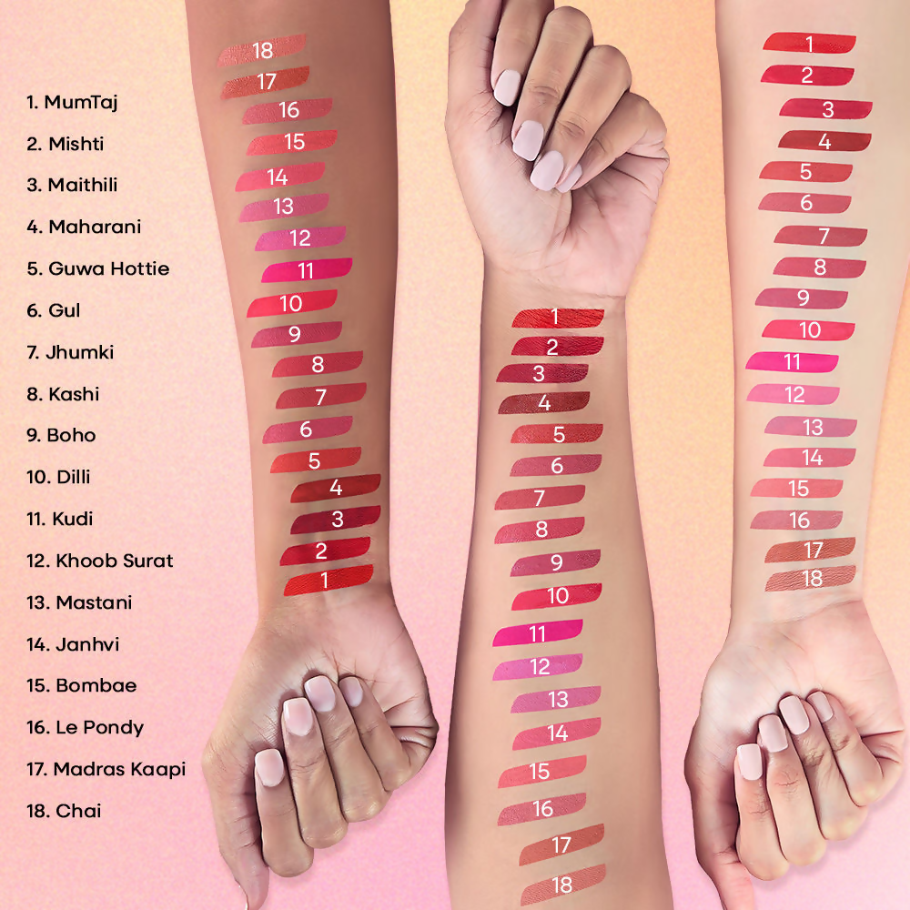 Nykaa Matte To Last Transferproof Liquid Lipstick - Chai -18