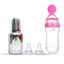 Goodmunchkins Stainless Steel Feeding Bottle & Spoon Food Feeder Anti Colic Silicone Nipple Combo-(Pink,150ml)