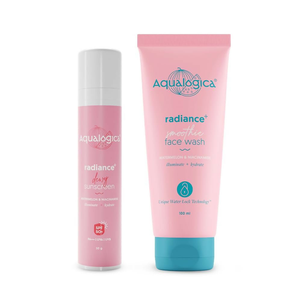 Aqualogica Radiance+ Cleanse & Protect Combo