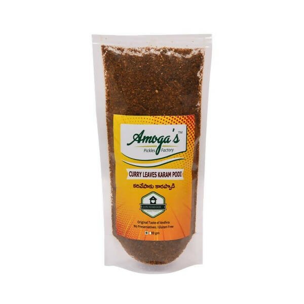 Amoga's Pickles Factory Curry Leaves Karam Podi Andhra Style Hover Image