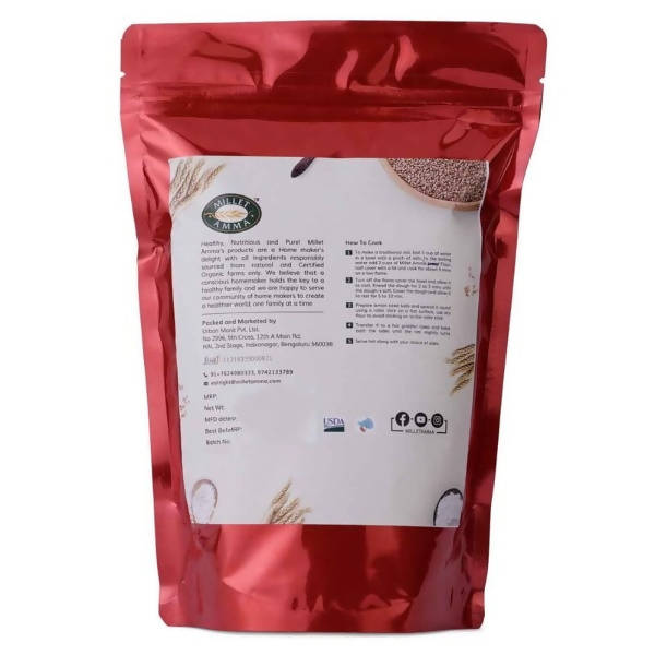 Millet Amma Organic Brown Rice Flour (Sona Masoori)