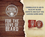 Viking Revolution Beard Balm with Sandalwood Scent and Argan Jojoba Oils