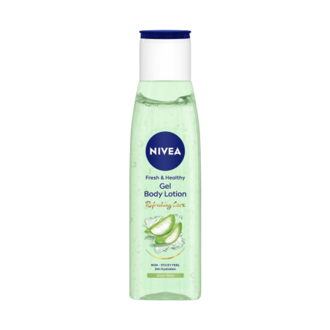 Nivea Fresh & Healthy Aloe Vera Gel Body Lotion Non Sticky Feel Hover Image