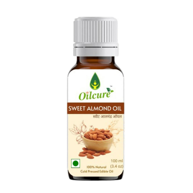 Oilcure Sweet Almond Oil Cold Pressed Hover Image