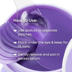 mCaffeine Black Tea Hydrogel Under Eye Patches with Vegan Collagen Peptide - Anti-Ageing