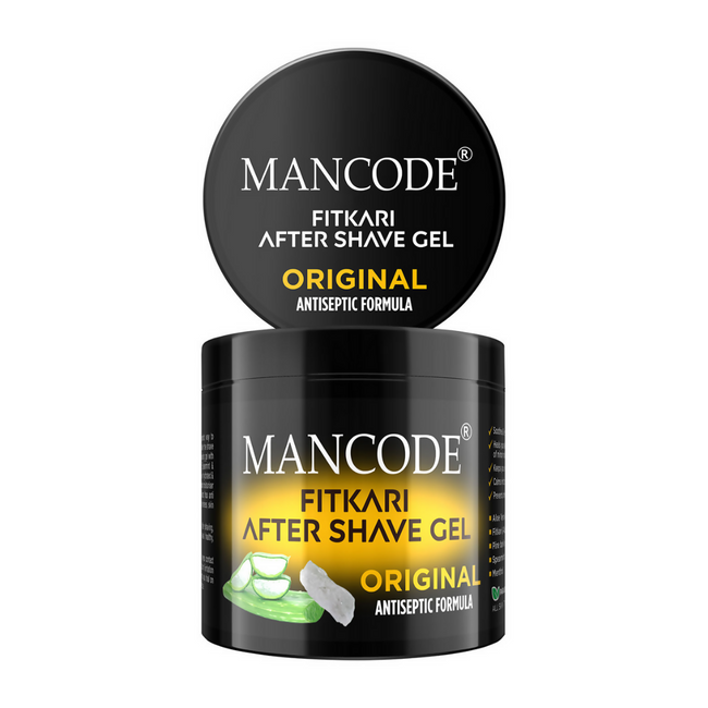 Mancode Fitkari After Shave Gel For Men Original Antiseptic Formula Hover Image