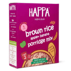 Happa Organic Baby Food, Brown Rice+ Apple + Banana Porridge Mix