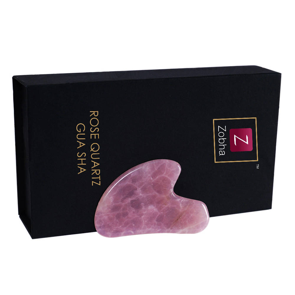 Zobha Rose Quartz Gua Sha - Limited Time Offer
