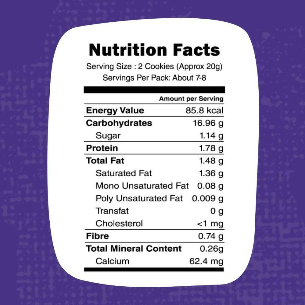Early Foods Millet Ragi Choco Jaggery Cookies