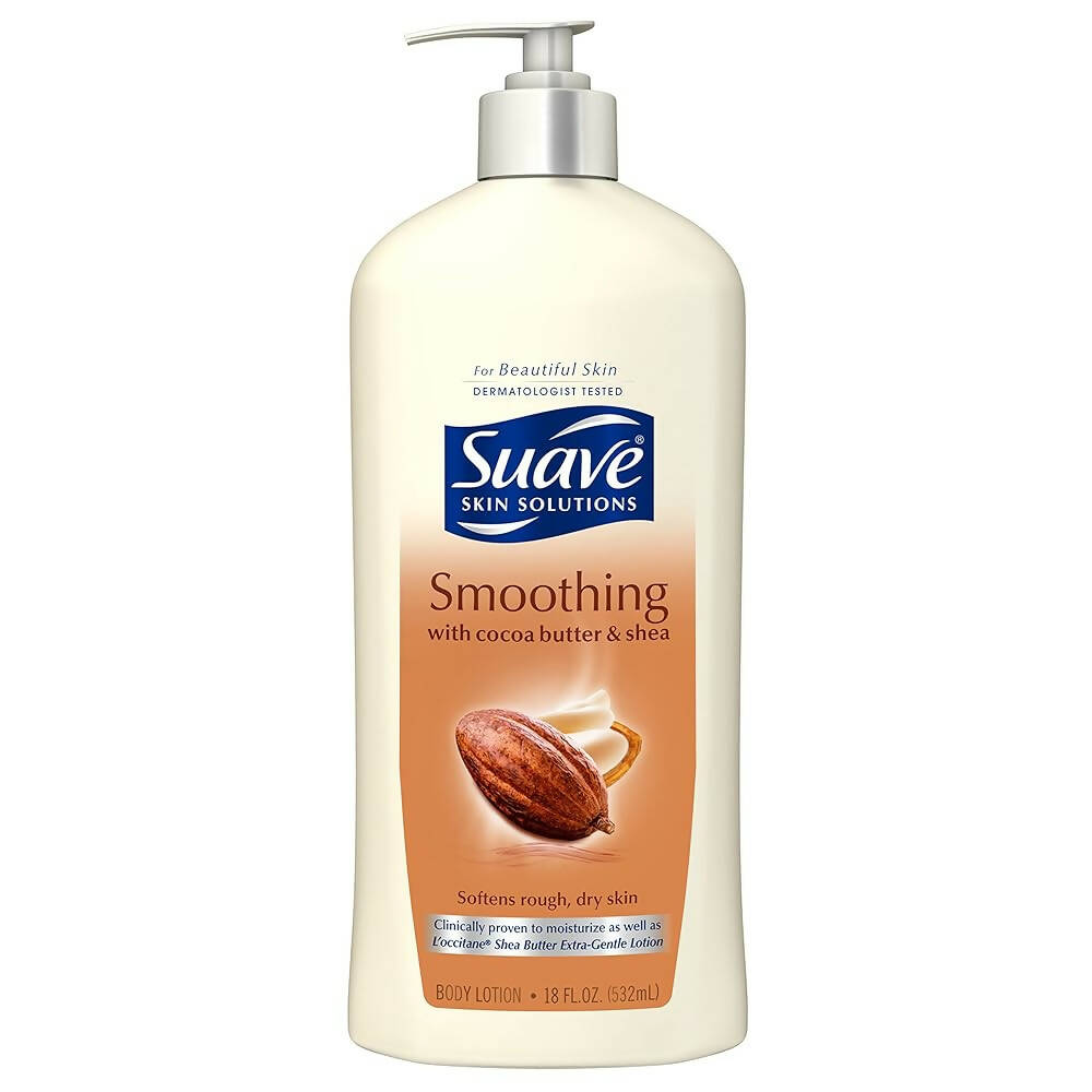 Suave Smoothing Body Lotion with Cocoa & Shea Butter
